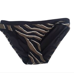 Michael Kors Zebra Print Bikini Bottom Size Small